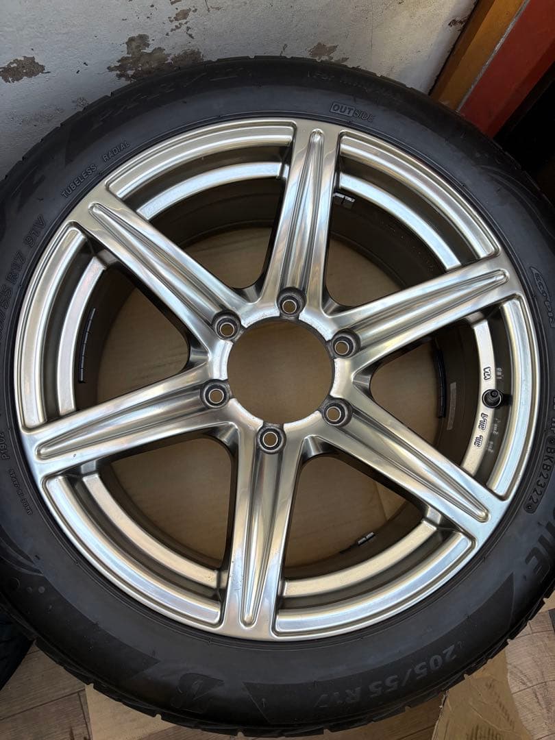 ⭐︎早い者勝ち⭐︎タイヤホイール4本セット17インチ　205/55/R17