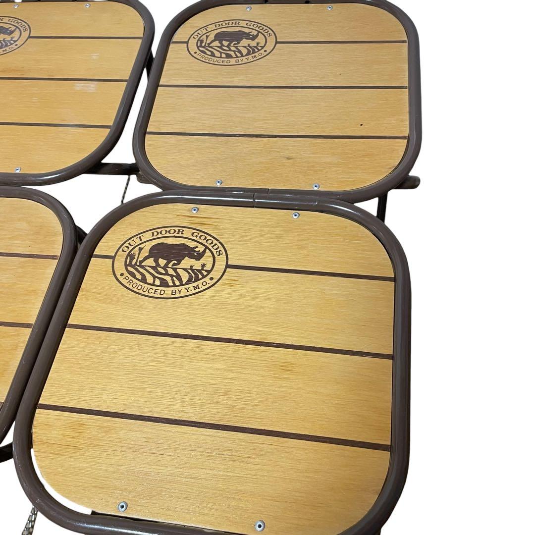 ウッドピクニックテーブル キャンプ キャンプテーブル ビンテージ テーブルセット