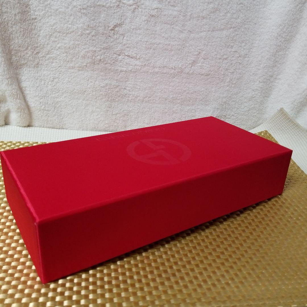 【レア空箱】アルマーニビューティー　限定品セット　レッドサテン 空ケースボックス