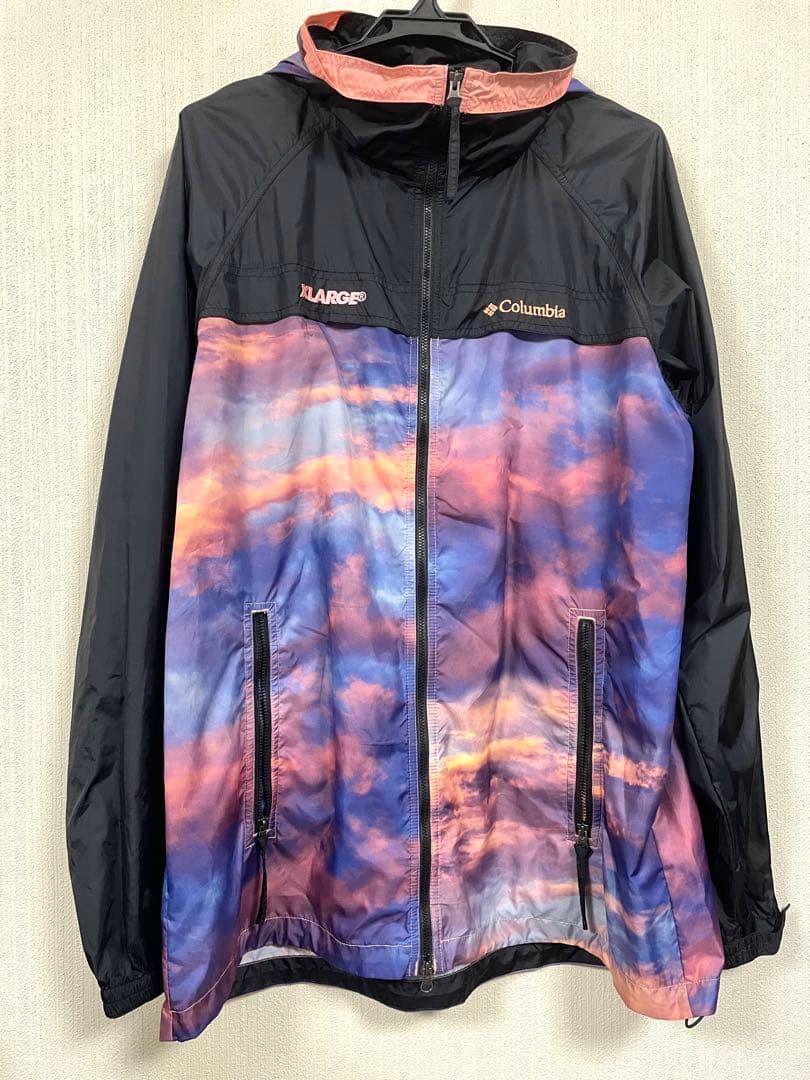 XLARGE×Columbia ナイロンジャケット サンセット