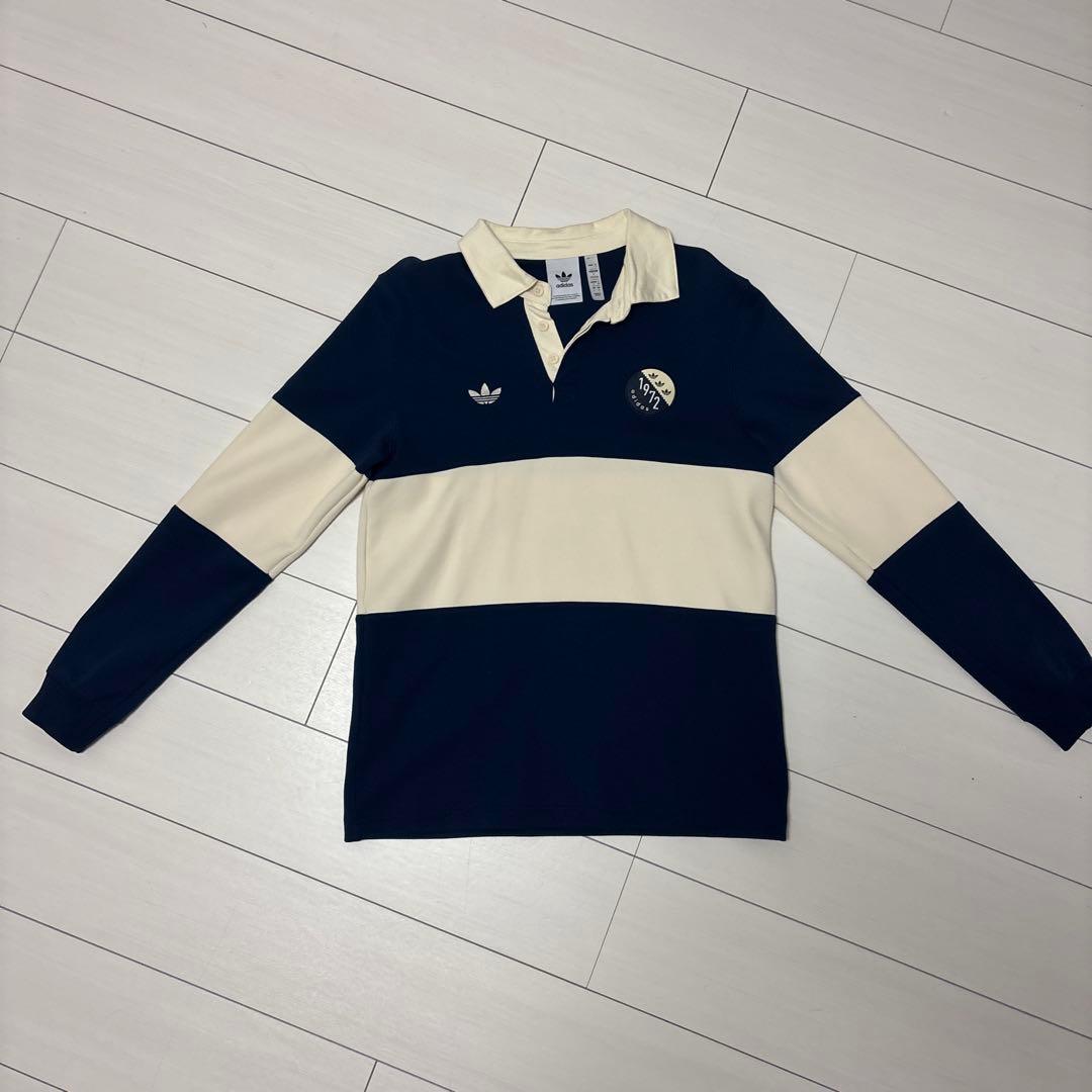 【adidas originals】ラガーシャツ 1972年ロゴスウェット