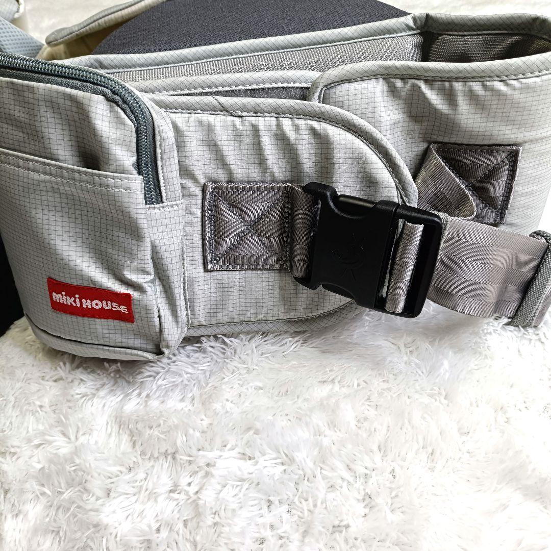 値下げ✨【美品】ミキハウス × ポグネー　ヒップシートキャリア　抱っこ紐