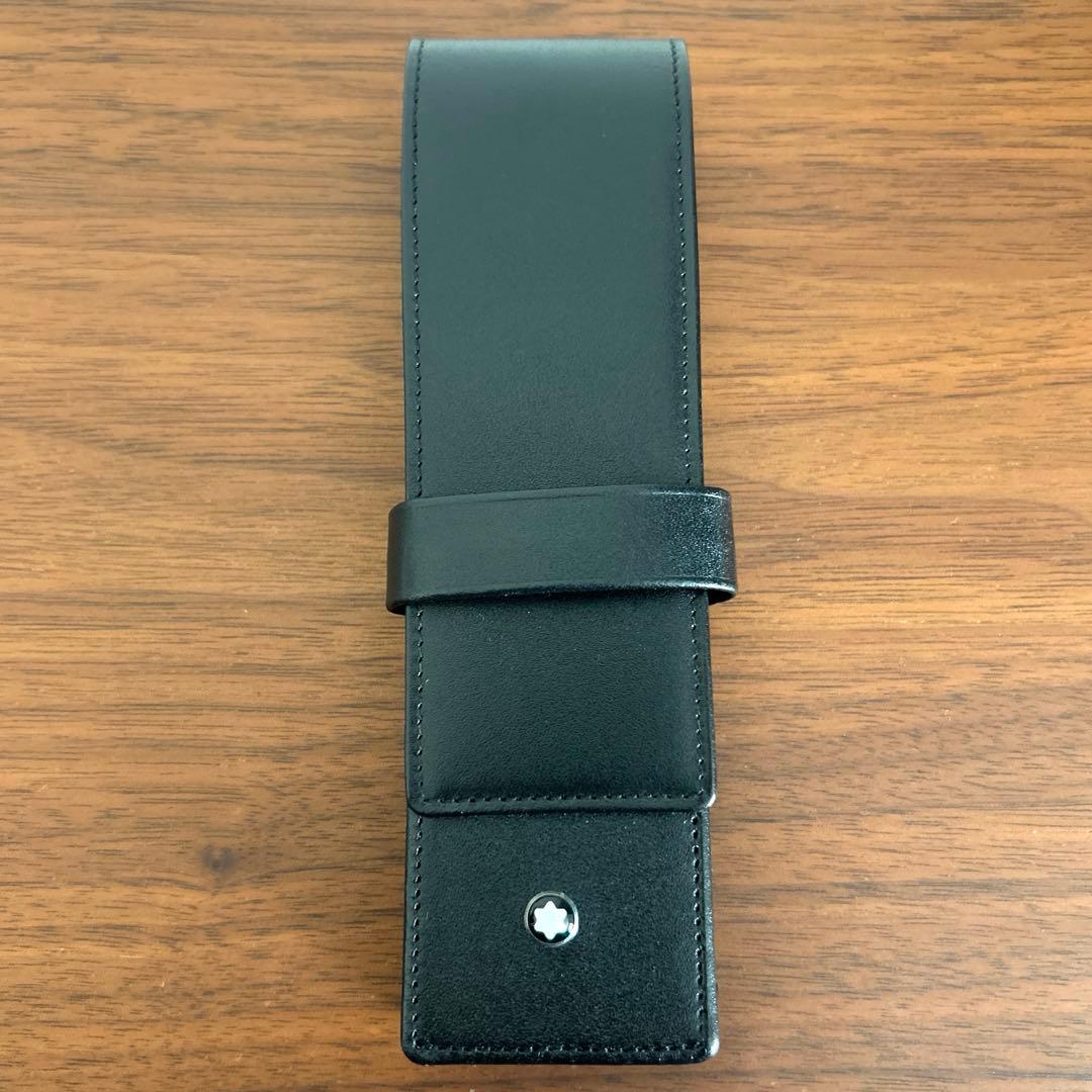 MONTBLANC モンブラン　レザーペンケース　ペンポーチ　2本用
