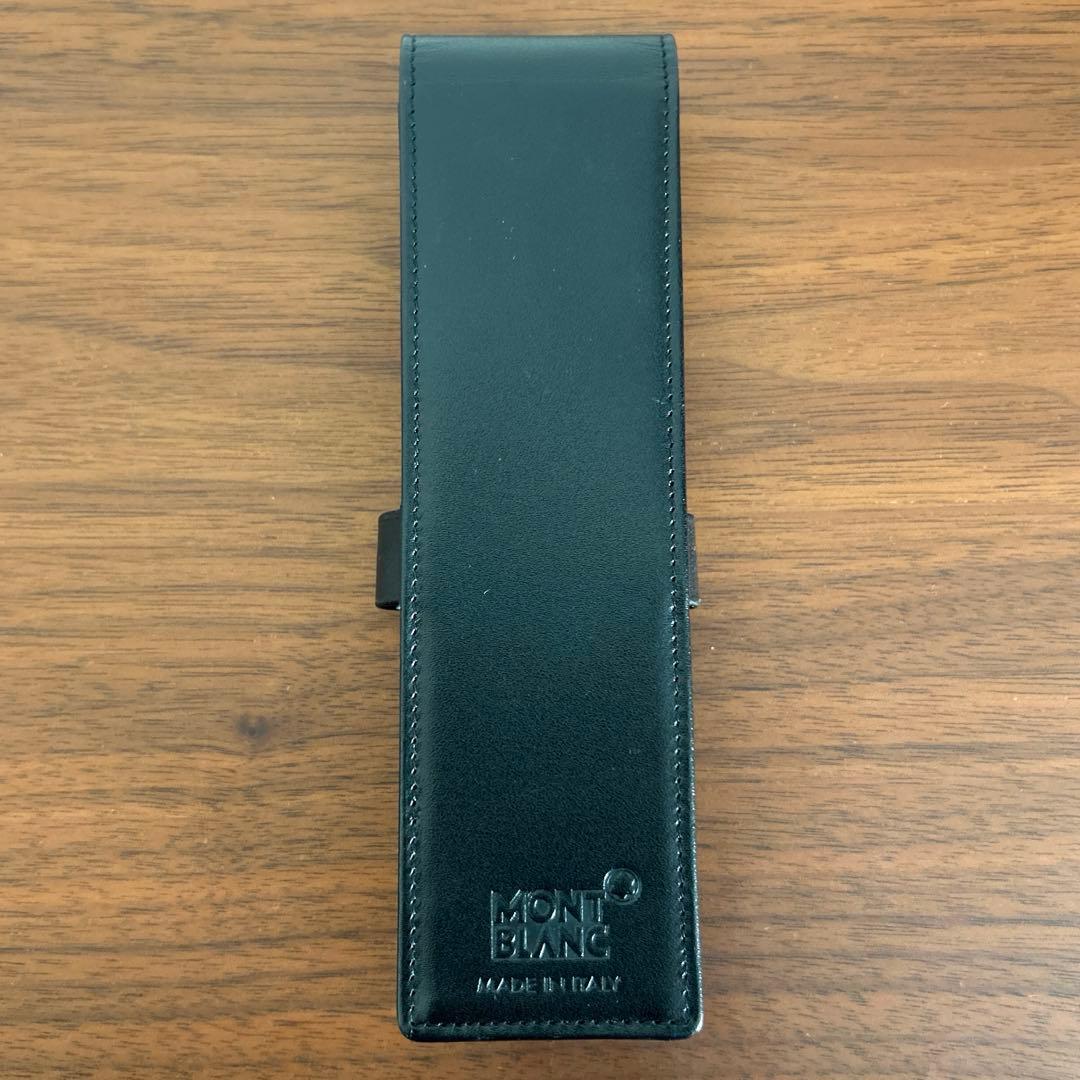 MONTBLANC モンブラン　レザーペンケース　ペンポーチ　2本用