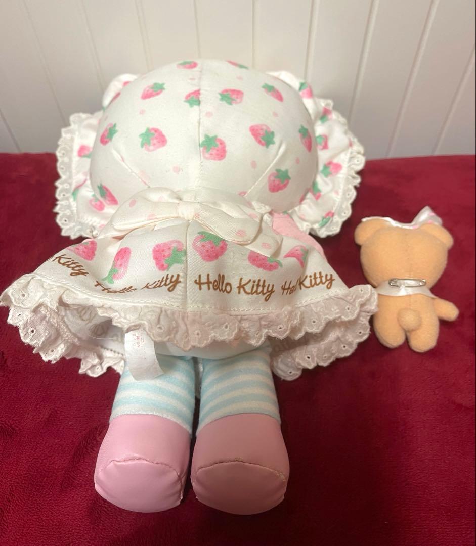 激レア☆キティ ストロベリーショートケーキ イチゴ クマ ぬいぐるみ