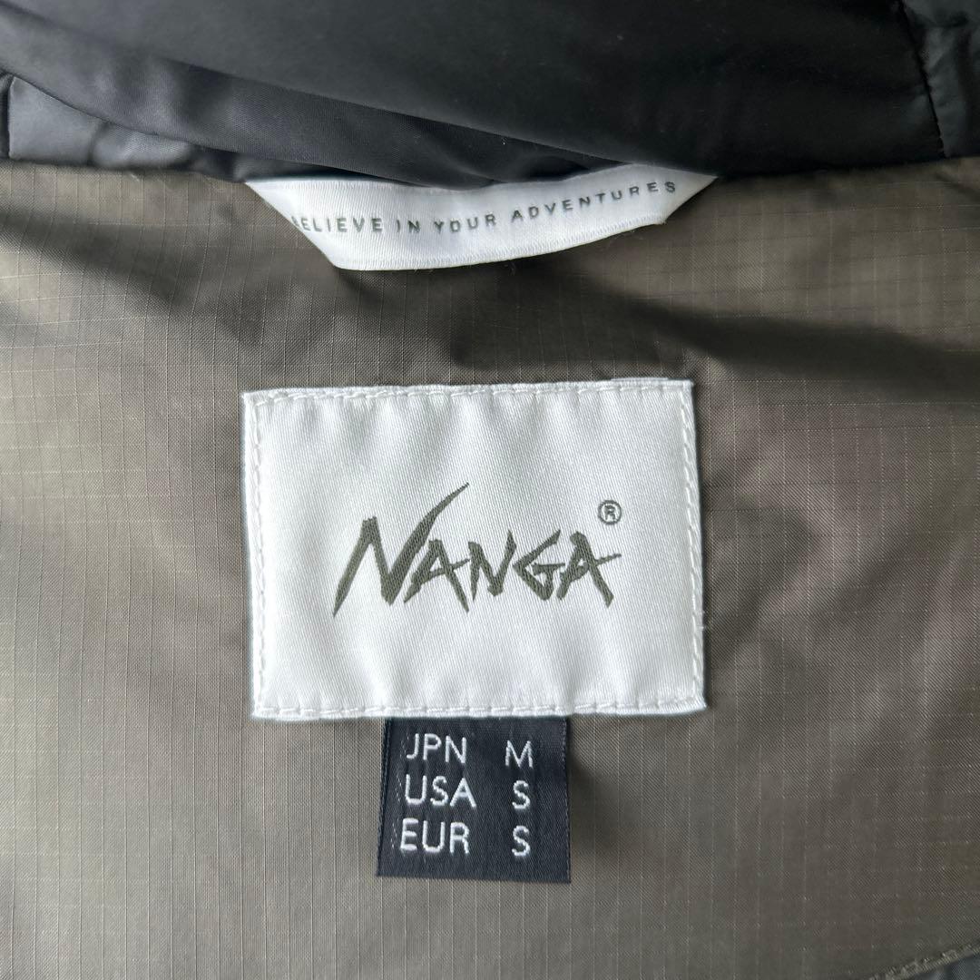 NANGA ナンガ ダウン日本製　メンズ　カーキ系