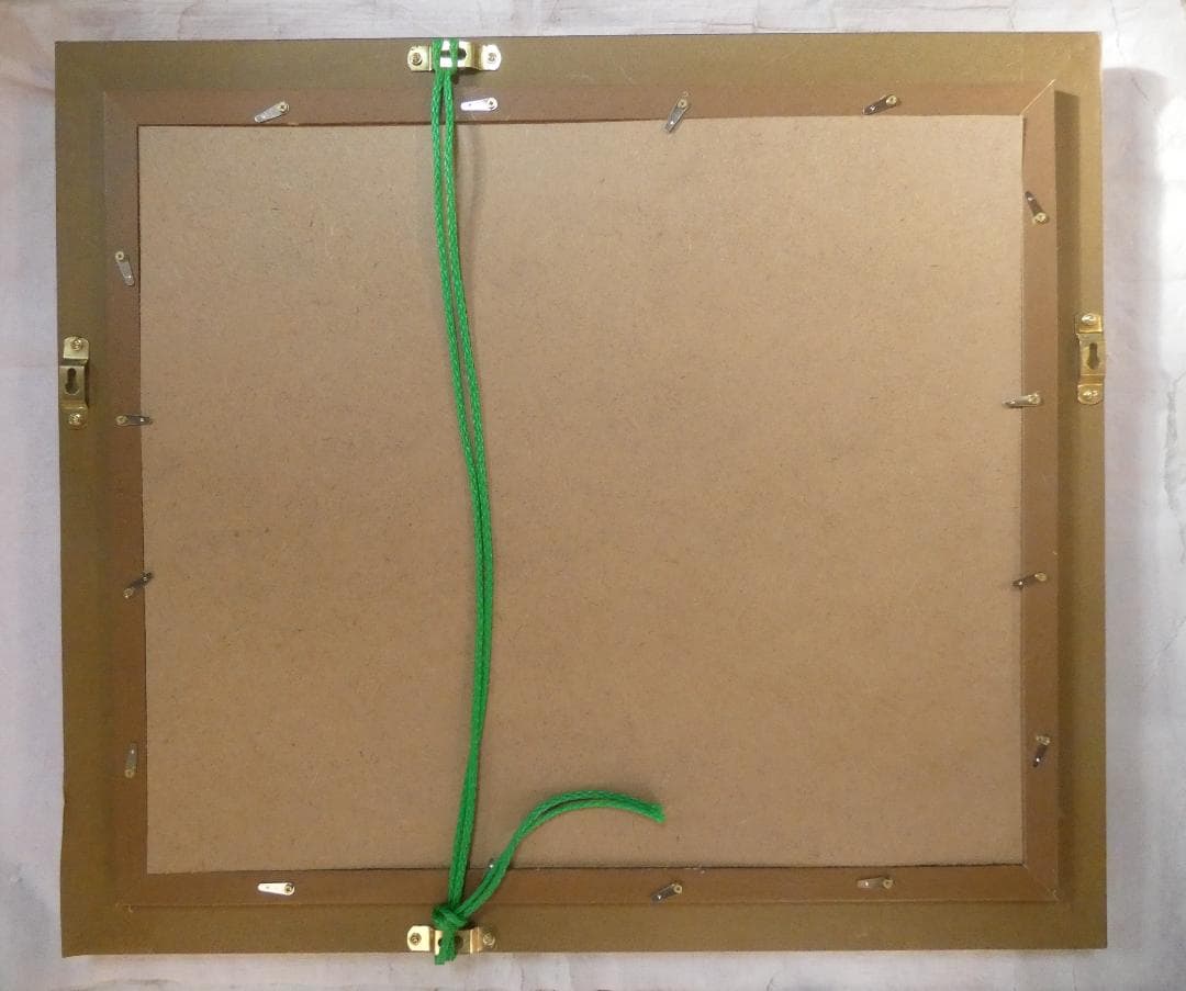 絵画 油絵 　浮田克躬「風景」 サインF8サイズ 額装済み 肉筆手描き