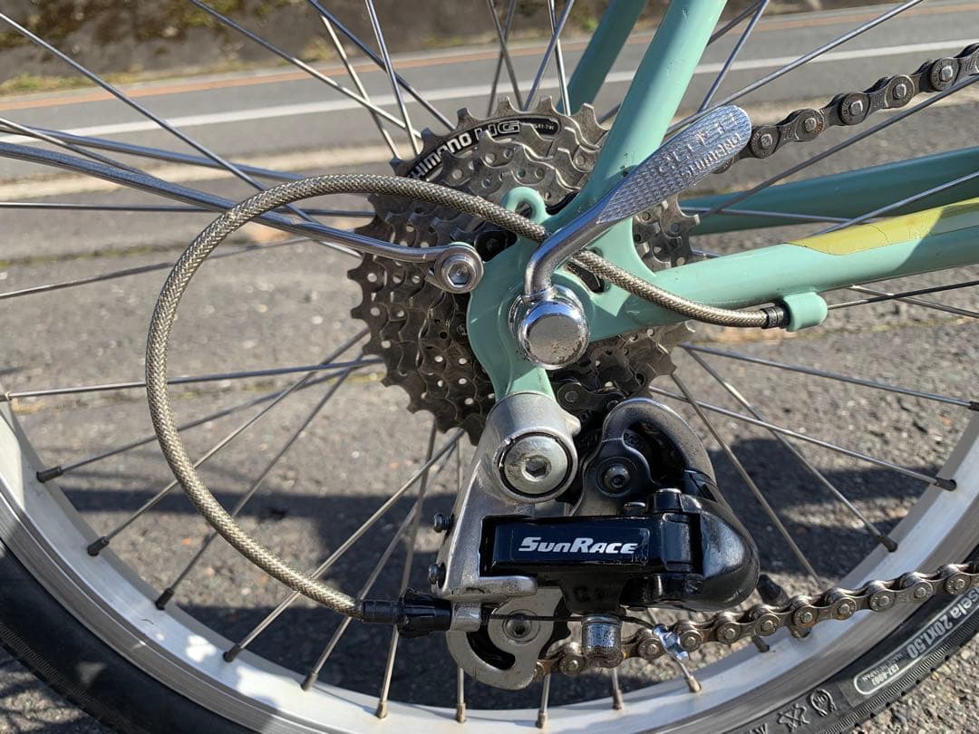 【即乘】送料無料 Bianchi ミニベロMerCo小径車クロスバイク7速 20