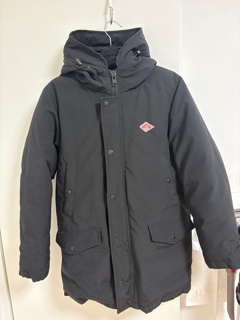 メンズDANTON ダントン　黒ダウンジャケットM 38サイズ