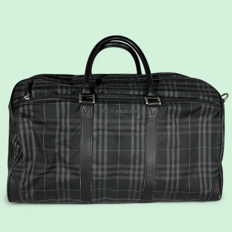 BURBERRY GOLF バーバリー ゴルフ ボストンバッグ ブラック