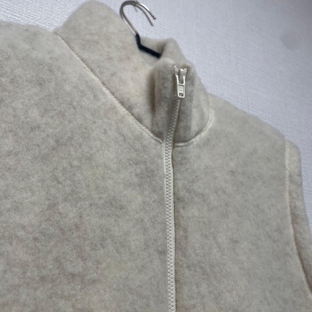 YAECA WOOL VEST ウール ジップ ベスト S 11452 ヤエカ