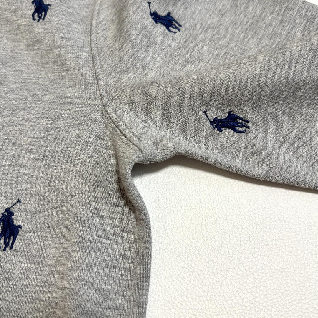 【最終価格】ポロラルフローレン スウェット ポニー刺繍 総柄 S相当