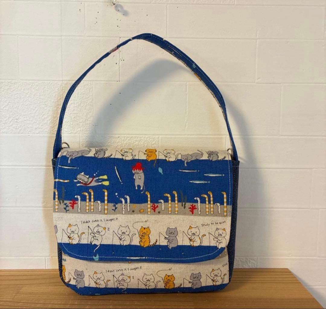 感謝価格　トートバッグ　エコティッシュカバー　巾着　ポーチ　ユキエモン　猫柄