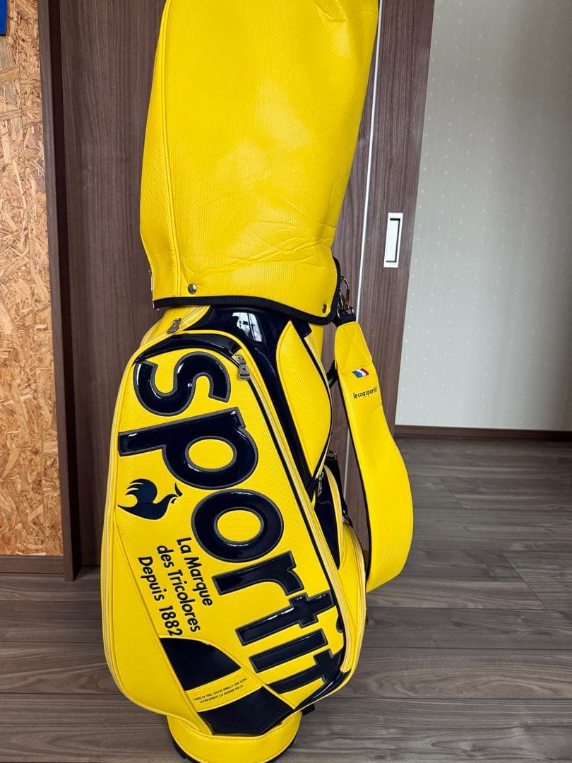 ルコック　イエロー キャディバッグ　ゴルフバック