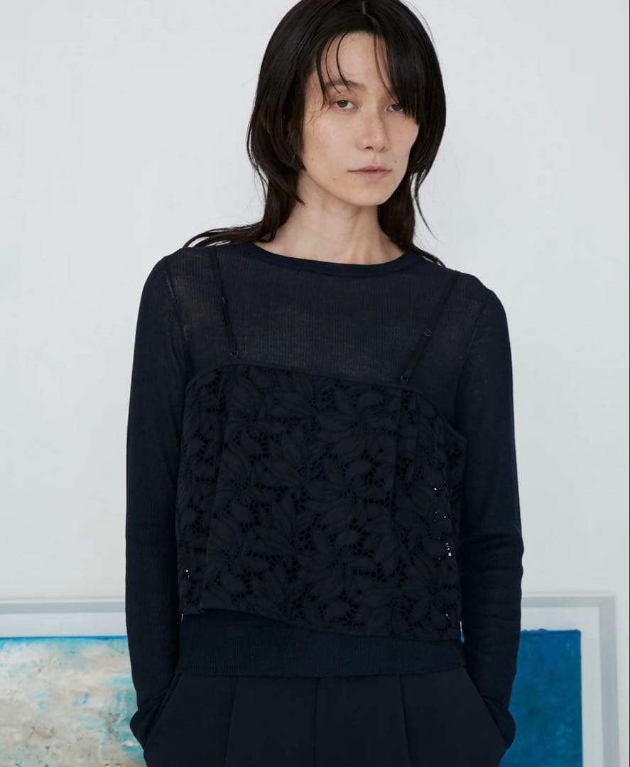 TICCA ティッカ　フラワーレース2WAYキャミソール／TBES-111