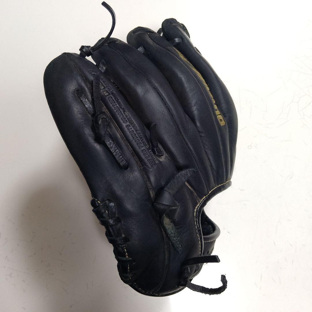 ミズノ製　野球グローブ　軟式　黒色　2個セット