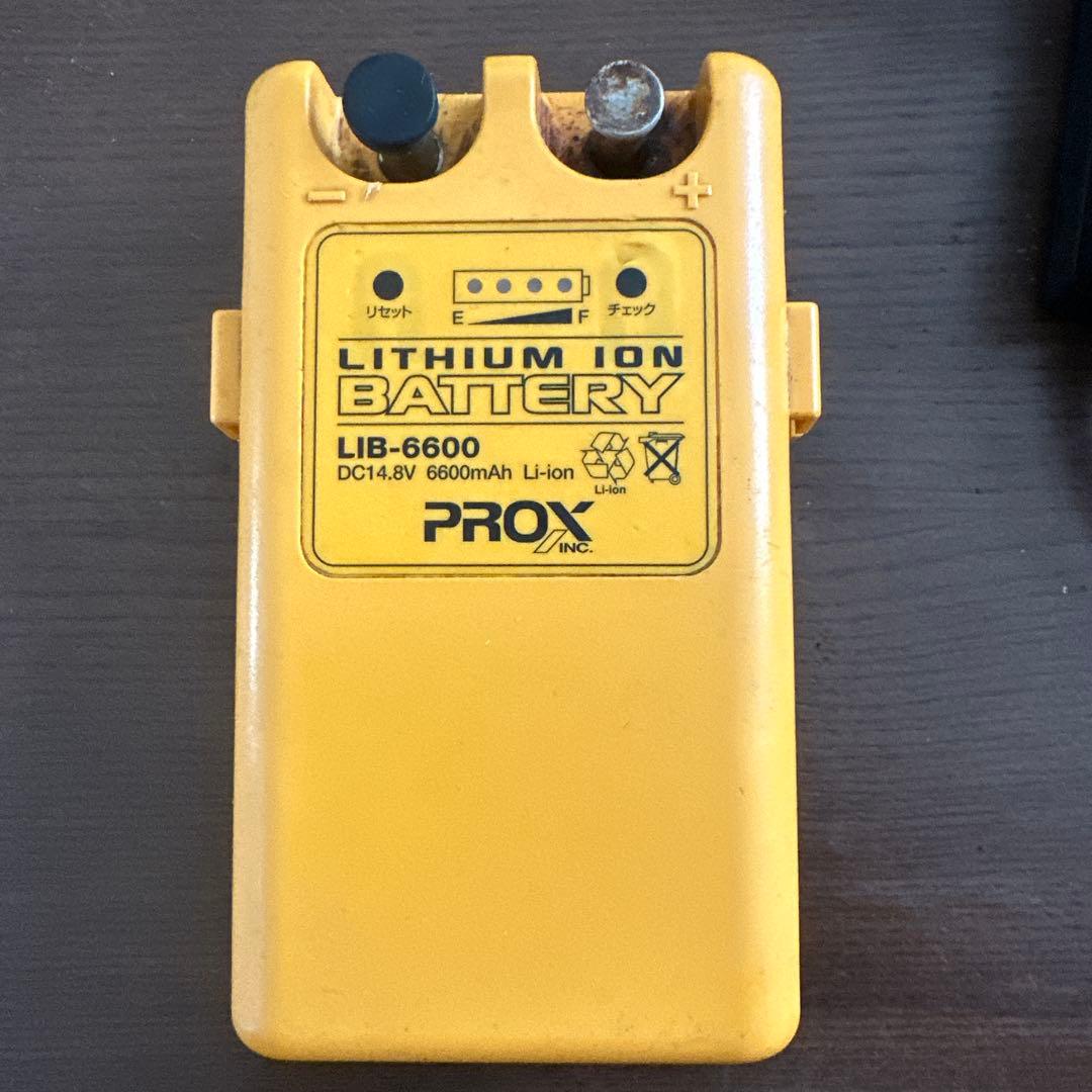プロックス　リチウムイオンバッテリー　LIB-6600