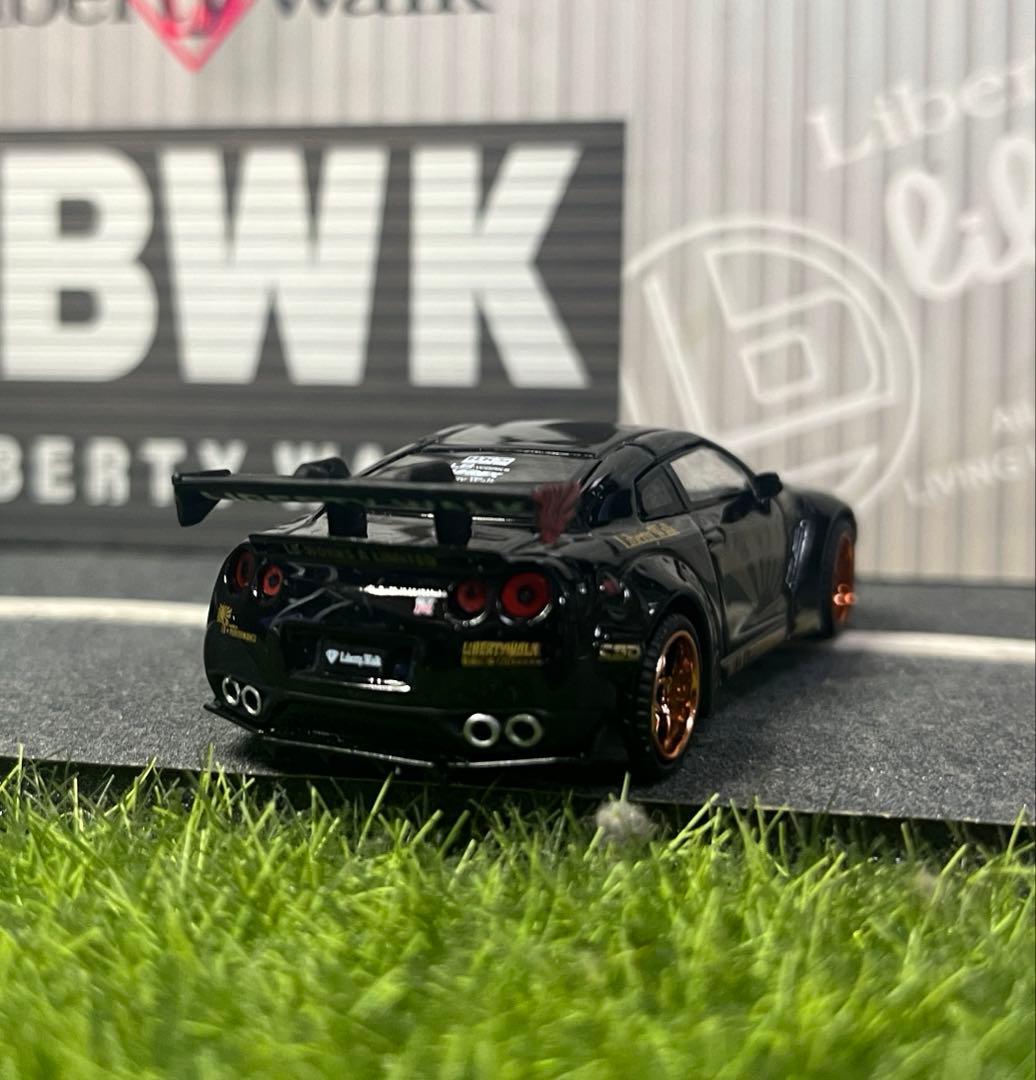 miniGT No.5 1/64 LB ブラック　カッパーホイール 開封品