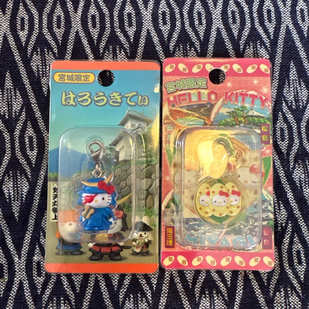 ご当地ハローキティ 東北セット　ファスナーマスコット ストラップまとめ売11個