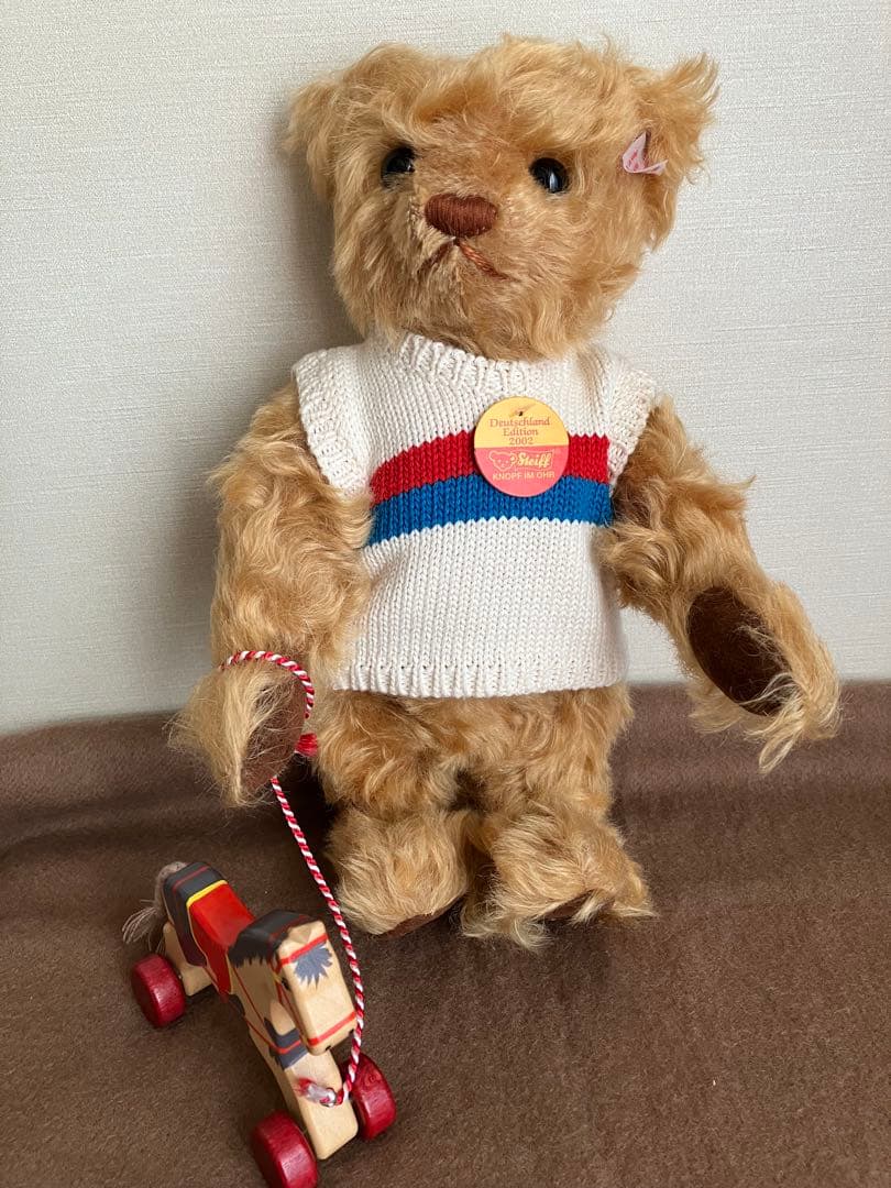 Steiff シュタイフ　テディベア　ウィズ木馬
