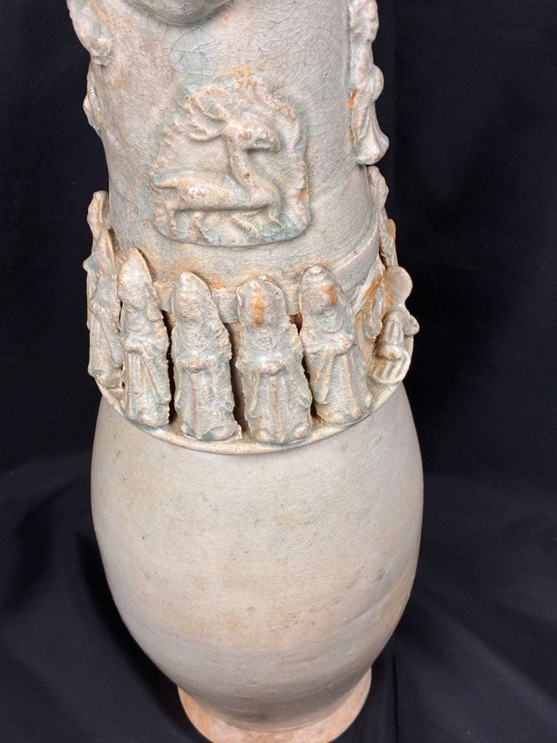 中国 青白磁 壺