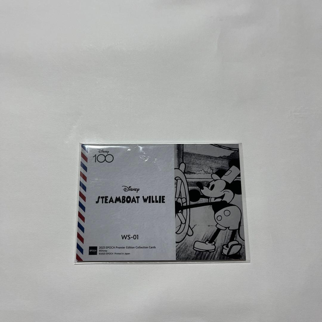 エポック　Disney100 蒸気船ウィリー　スタンプカード　250枚限定