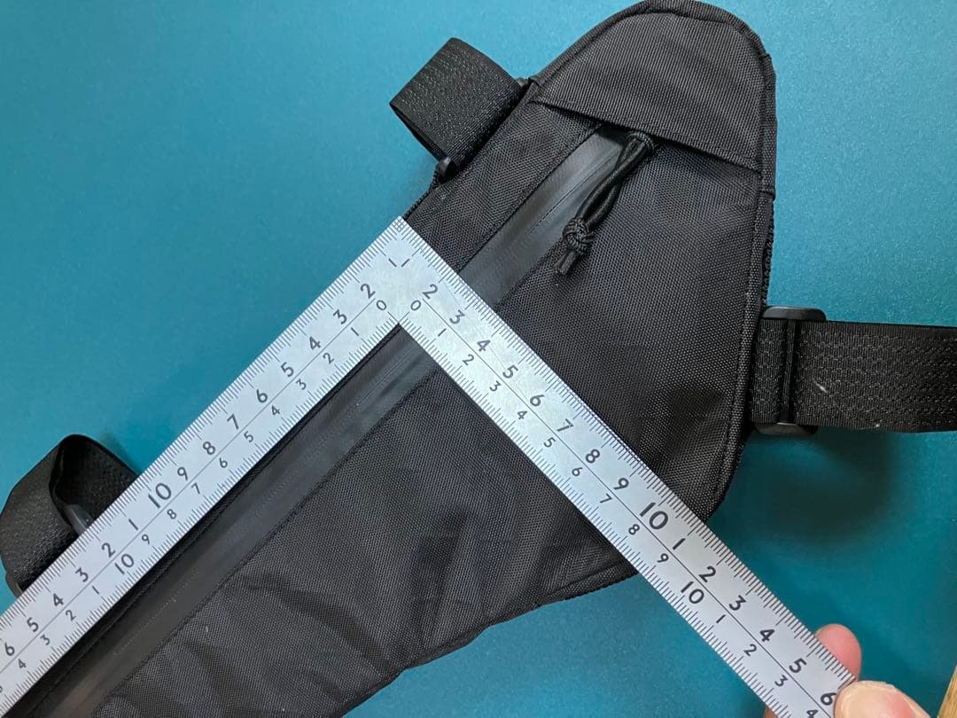 ハンドメイドフレームバッグ　ECO-PAK ブラック　46.5cm