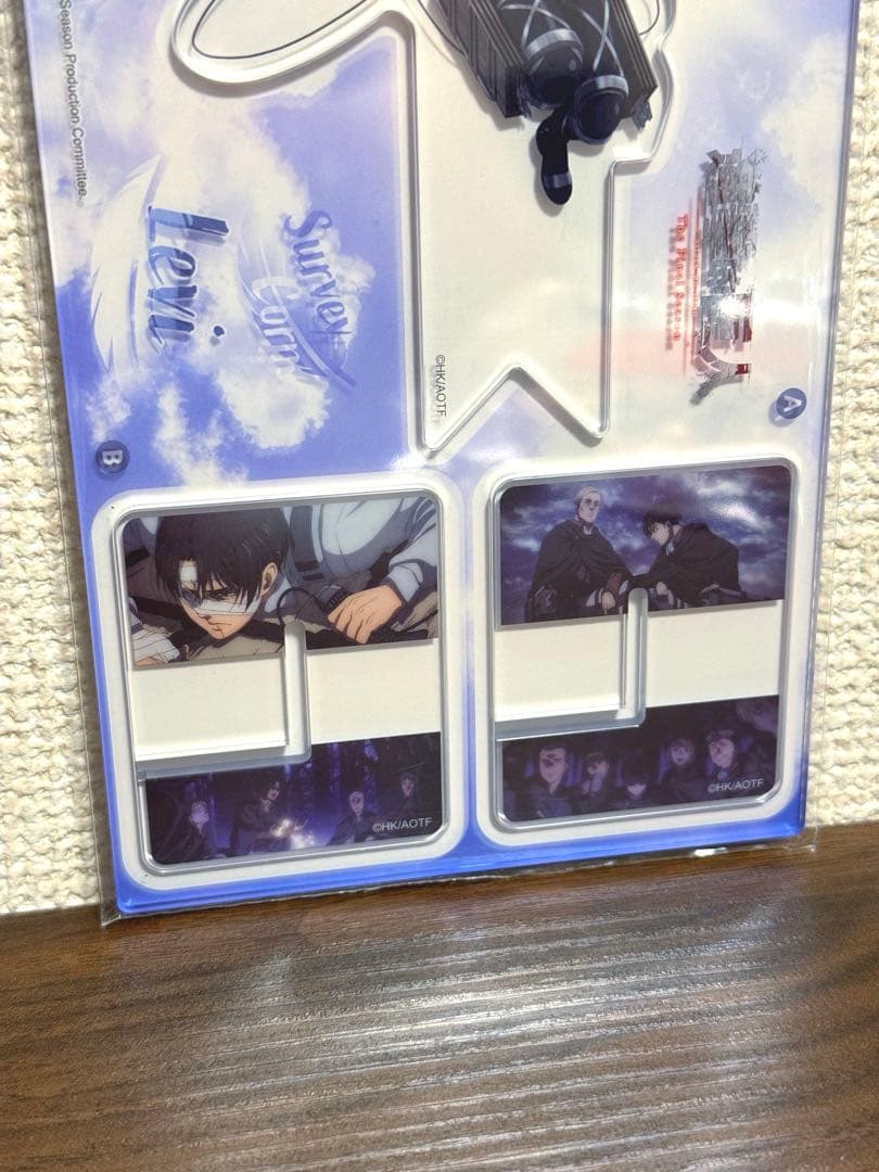 進撃の巨人 リヴァイ 組み立て アクリルスタンド 当選 正規品 台湾フェス 限定