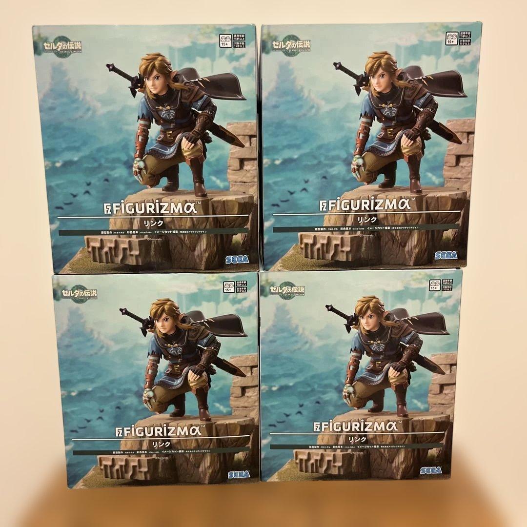 FIGURIZM α ゼルダの伝説 リンク フィギュア　４点セット