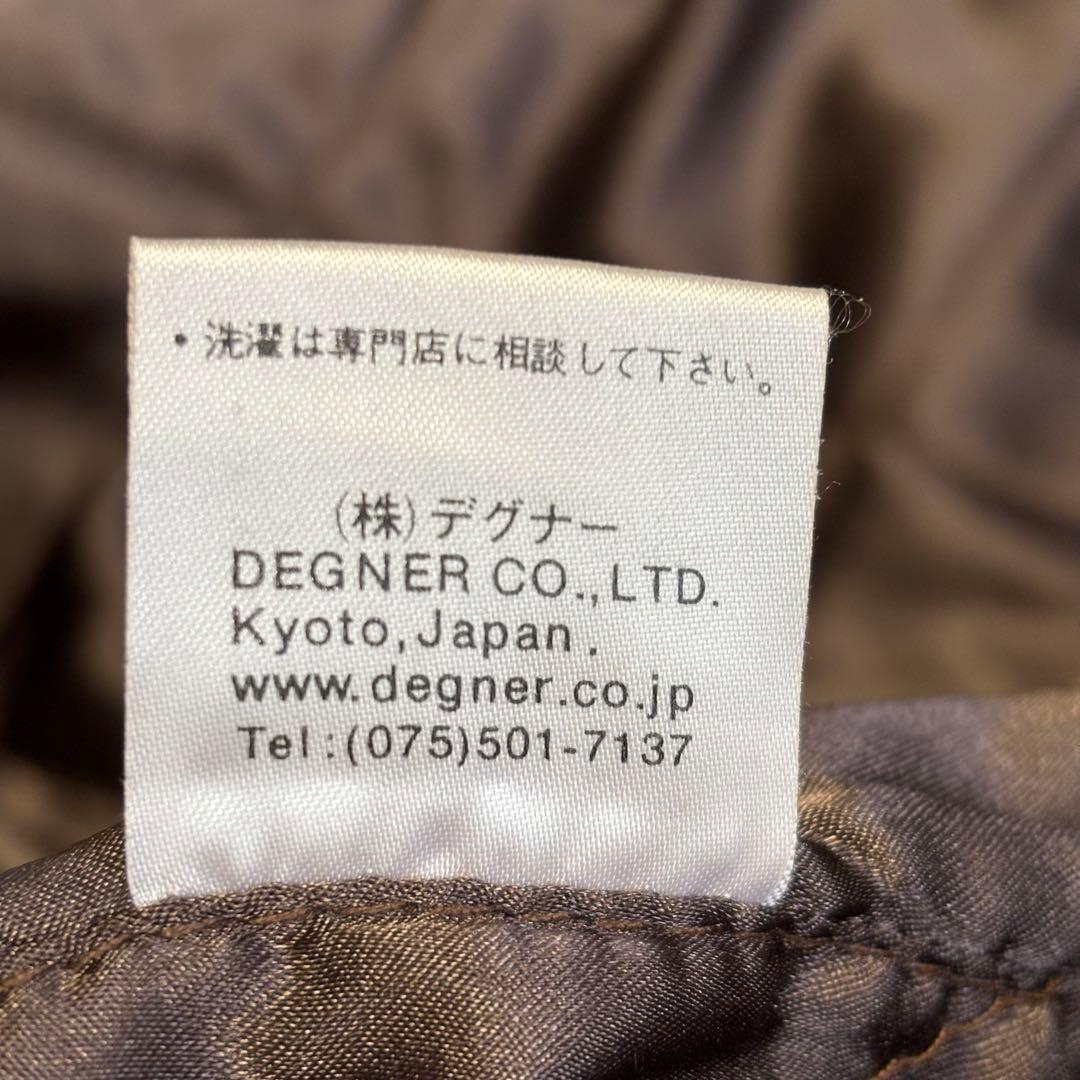DEGNER デグナー 革ジャン バイカージャケット M ブラウン 本革