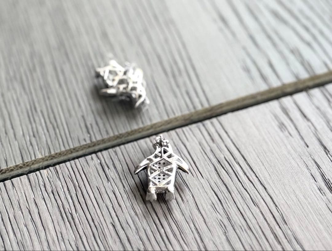 実物写真❤️ミオハルタカ好き❤️ ペンギンピアス