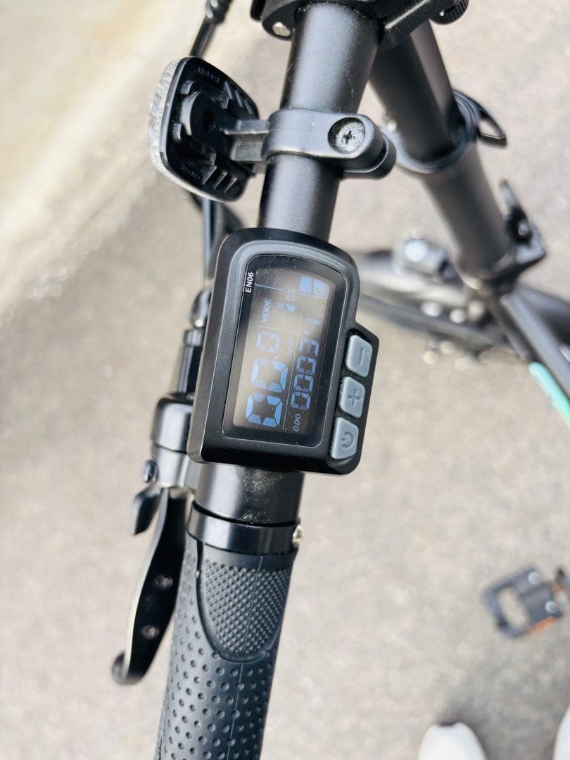 ERWAY 電動折りたたみ自転車 ブラック