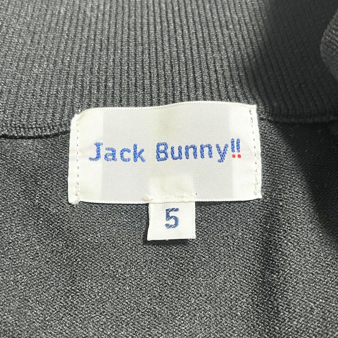 ✨美品✨ジャックバニー ニットジャケット ジップアップ 背面ロゴ サイズ5 L