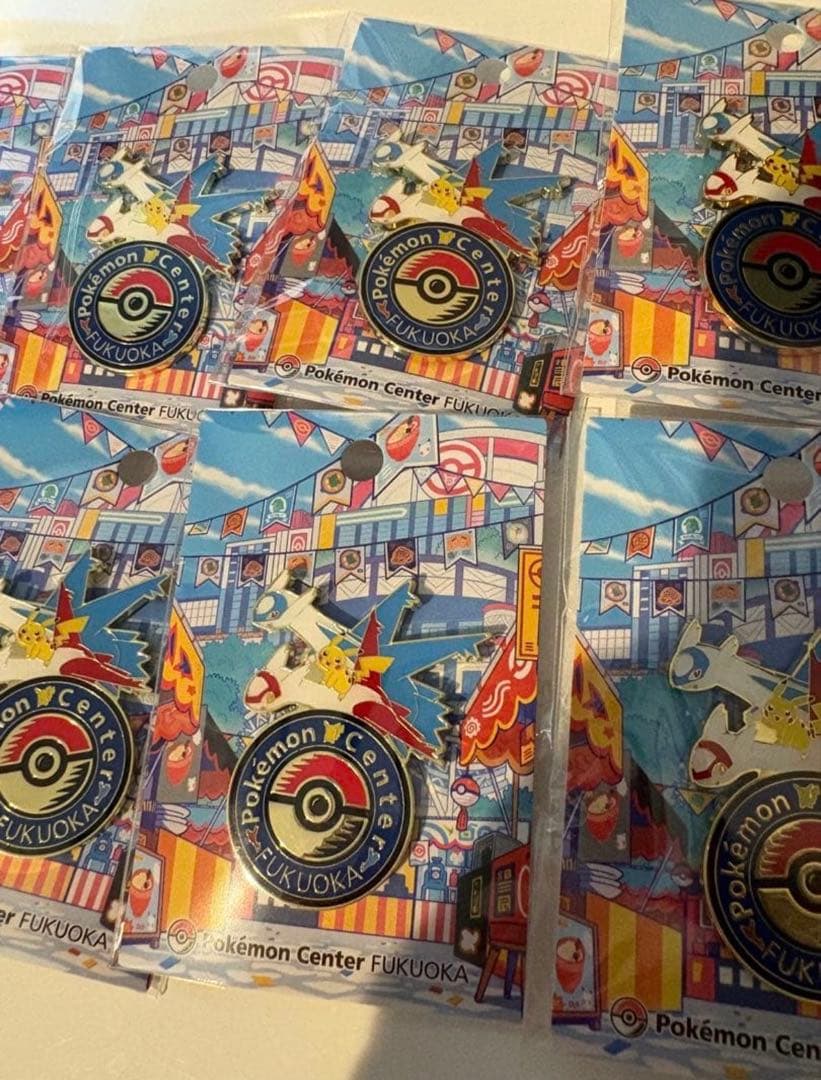 ポケモンセンターフクオカ　ピンバッジ 10個　ピカチュウ　ラティオス　ラティアス