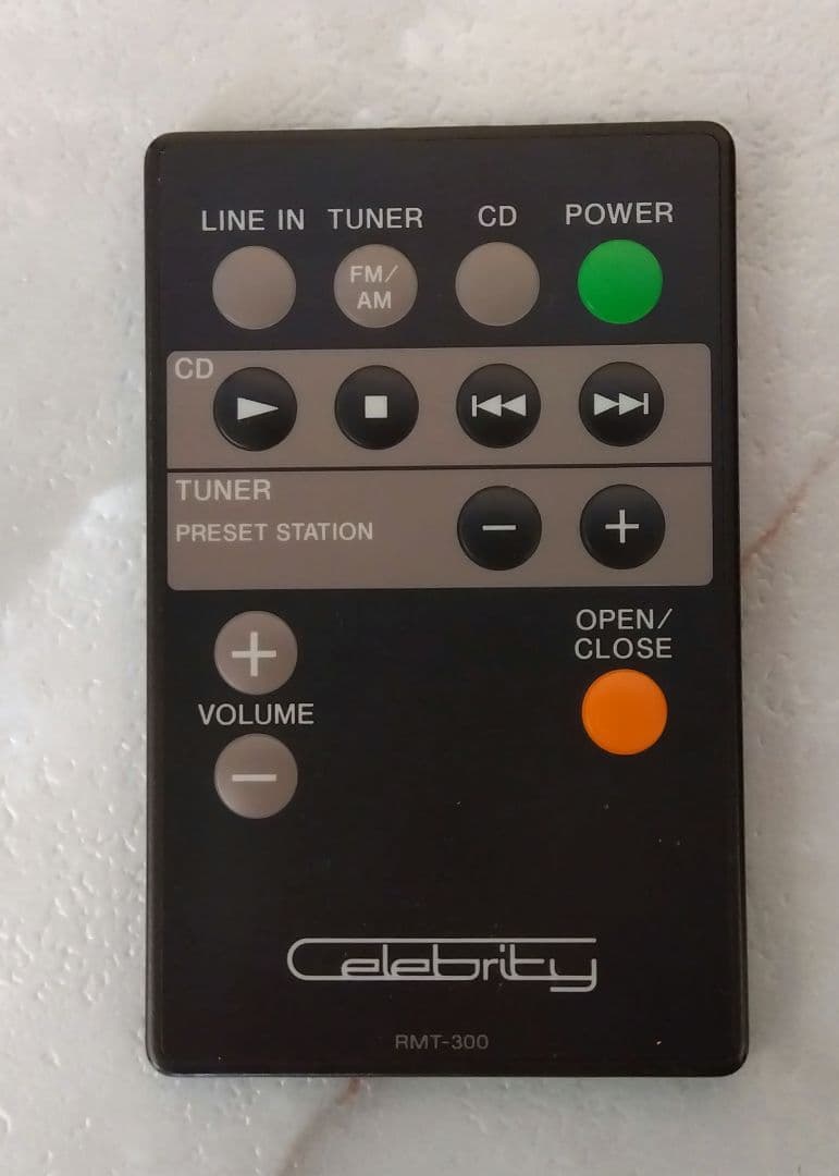 SONY Celebrity セレブリティ D-3000 リモコン、元箱 有