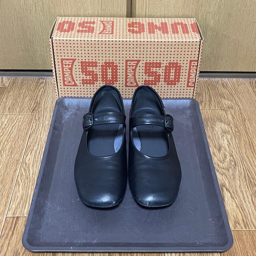 CAMPER CASI MYRA ブラック　38 カシマイラ