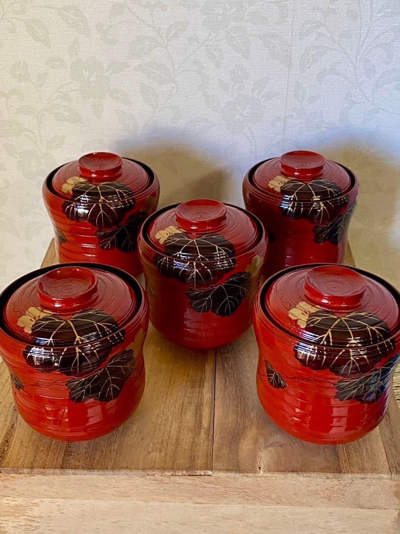 瓢形　小吸物椀　五客セット 京都　山田平安堂製