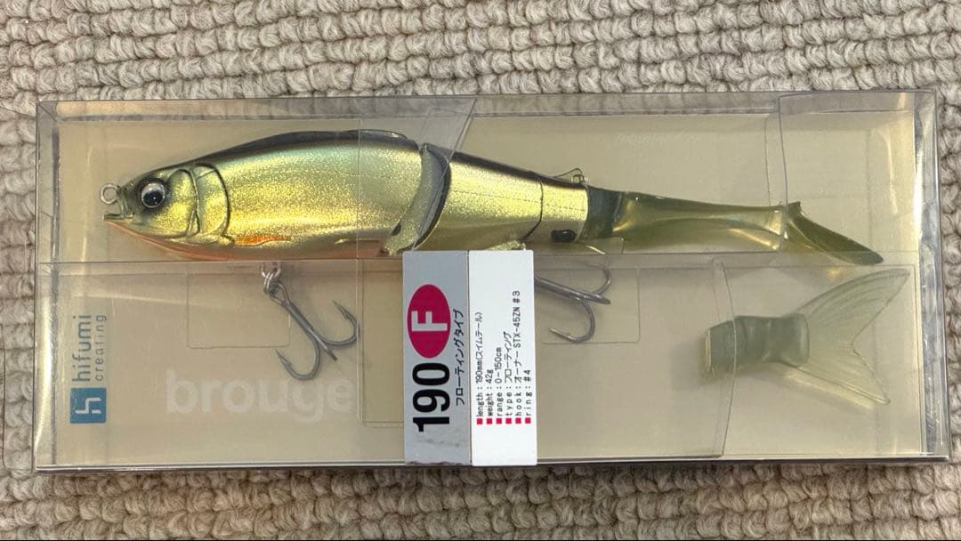 brouge 190F シャンパンゴールド Fe’sオリジナル