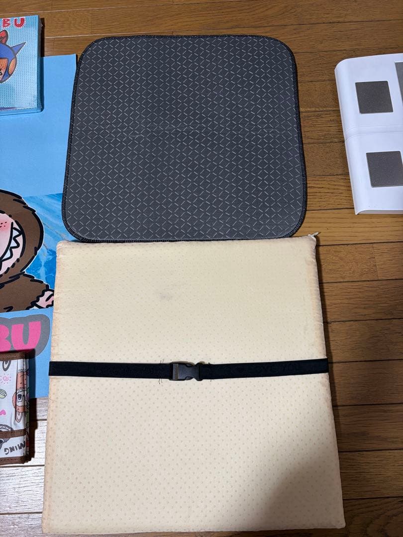 LABUBU ラブブ グッズ　まとめ売り　色々セット 未使用　座布団　水筒