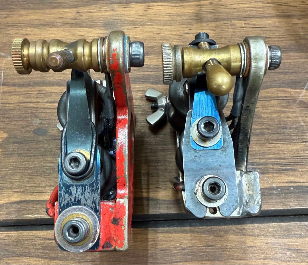 ツ*ン様 ウィザード タトゥーマシン ダブルコイル 赤　2台セット