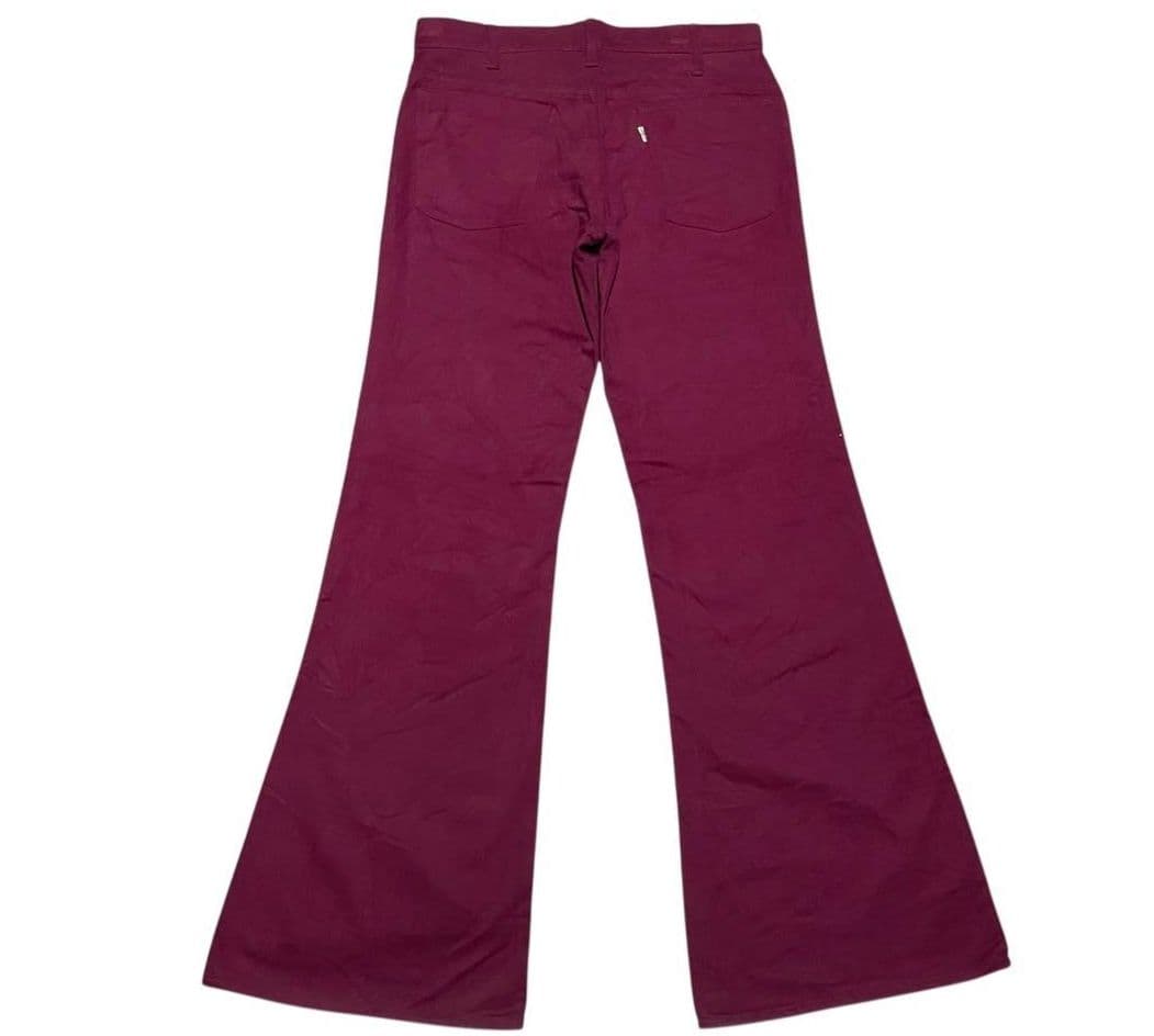 超希少 BIG E？ 70s levis 670 ベルボトム バーガンディ