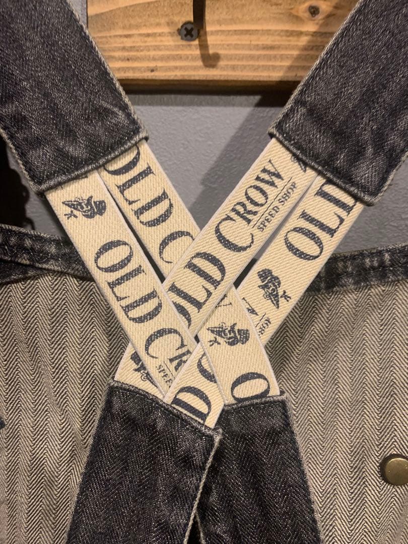 【美品】オールドクロウ　オーバーオール