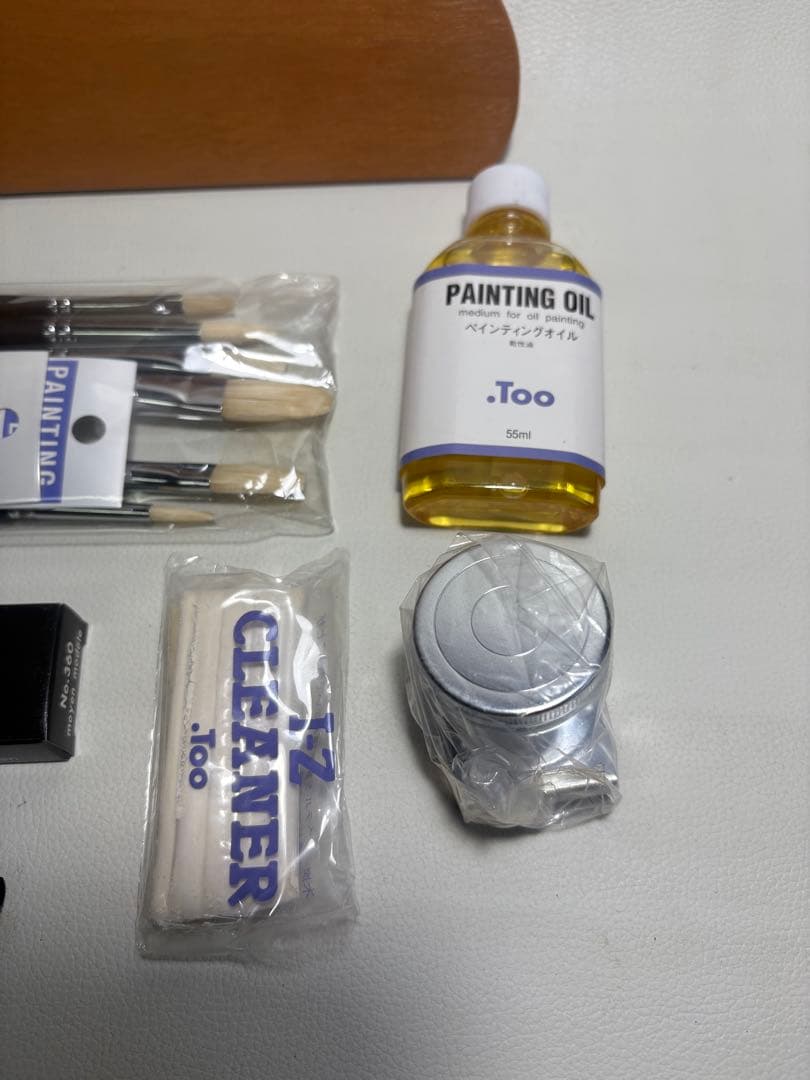 TOO木製ケース絵画セット　TOO，HOLBEIN，Uni 他セット