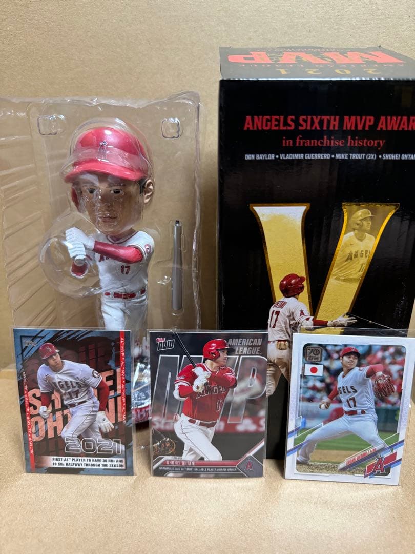 大谷翔平 MVP フィギュア 2021年　toppsカード