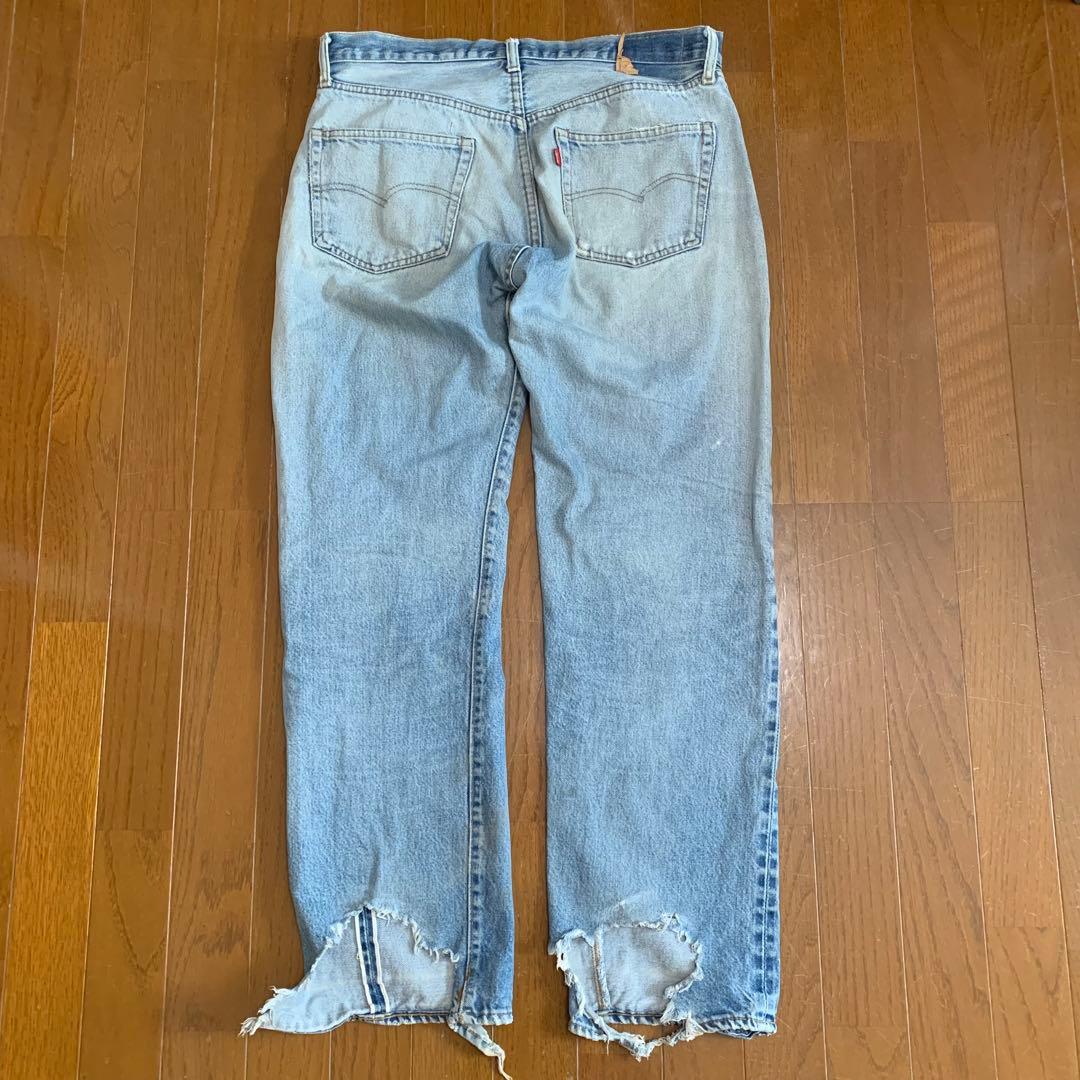 リーバイス 66後期 501 ボタン裏6 赤耳 ヴィンテージ デニム リペアなし