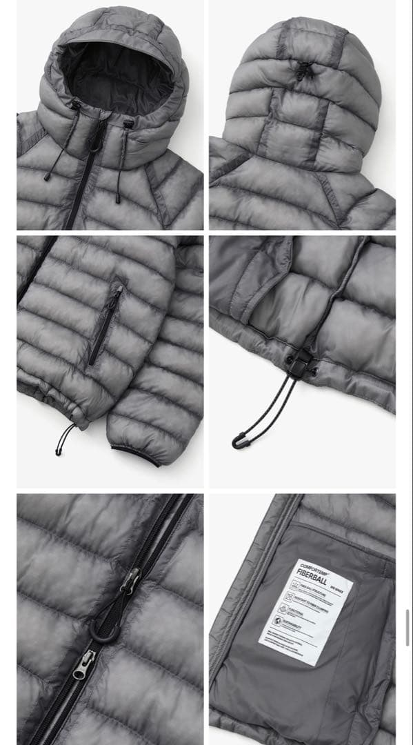 SUARE スアレス　ライトシアシェルダウンジャケット　韓国限定モデル