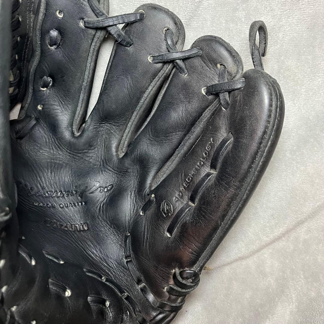 ミズノプロ　硬式内野手用グローブ　Mマーク　旧タグラベル