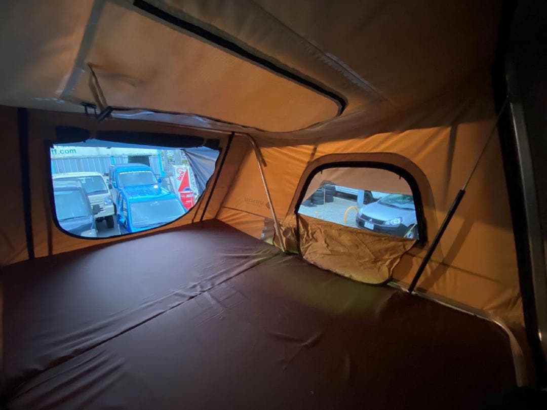 新品未使用品 SHINOBI ルーフテント ハシゴ付 テント キャンプ BBQ