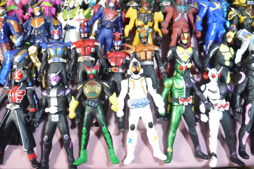 ライダーヒーローシリーズ　ビッグサイズソフビフィギュアなど　112体セット