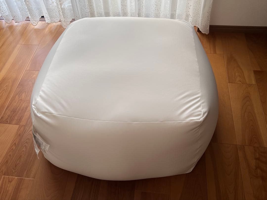 【ほぼ未使用】無印良品 体にフィットするソファ大・ネイビー 65×65×43cm